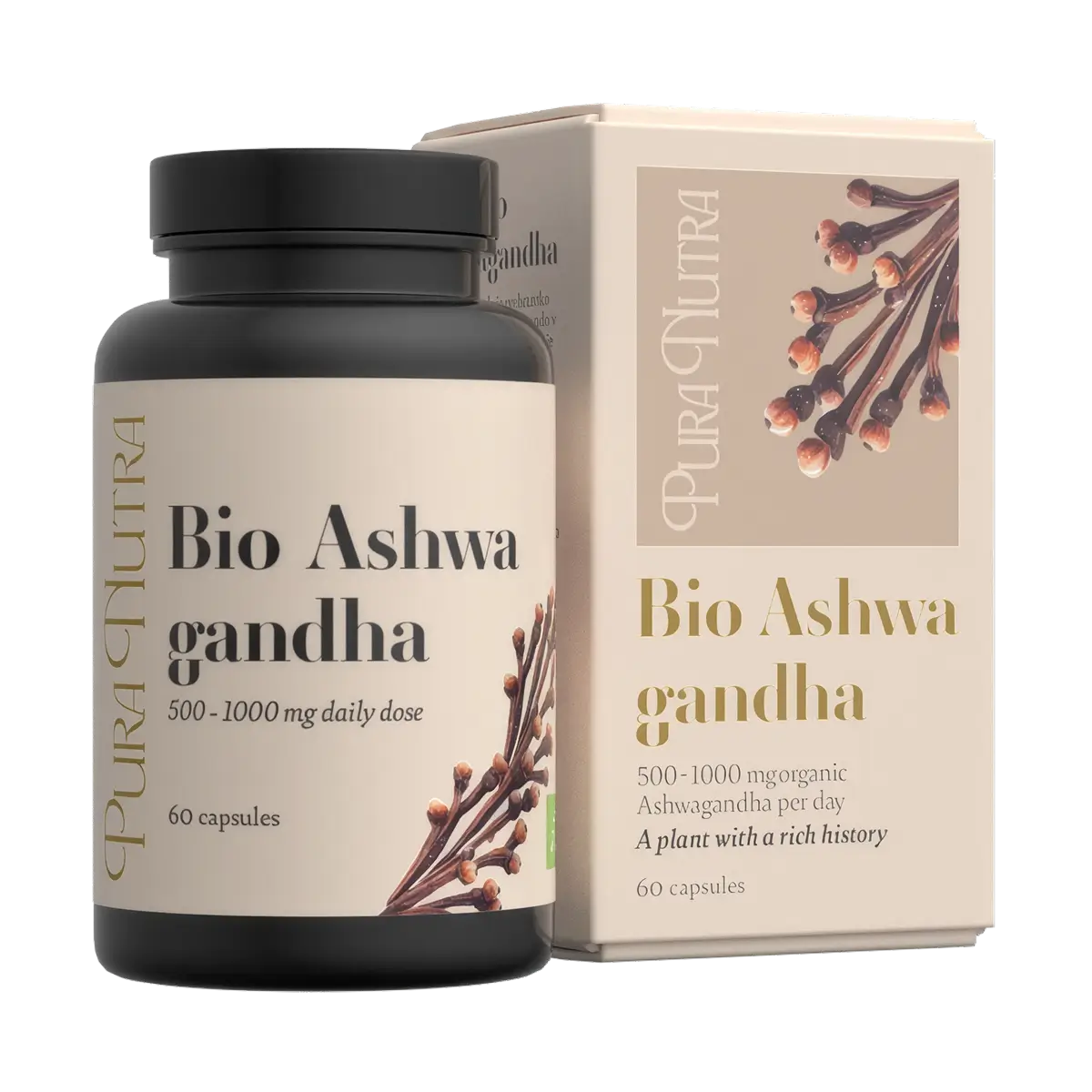 EN_Box + Bottle_Bio Ashwaganda-Camera 1 Bio Ashwagandha (Bio Ašvaganda)